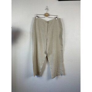 L.L Bean 100% Linen Straight Leg Pants